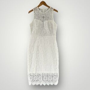 🎉5 for $45🎉 Dee Dee Lace white dress size L
